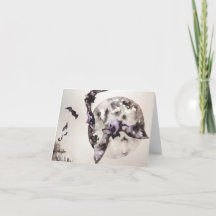 Bat Dreams 2 Blank Card