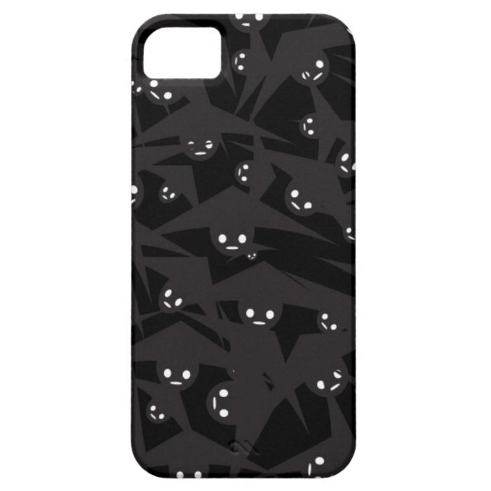 BAT EYES CARTOON FLYING BATS NIGHT DARK BLACK GREY iPhone 5 COVER