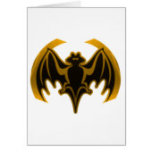 Bat Gold The MUSEUM Zazzle Gifts (Front)
