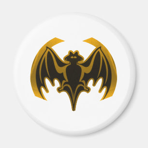 Bat Gold The MUSEUM Zazzle Gifts Magnet
