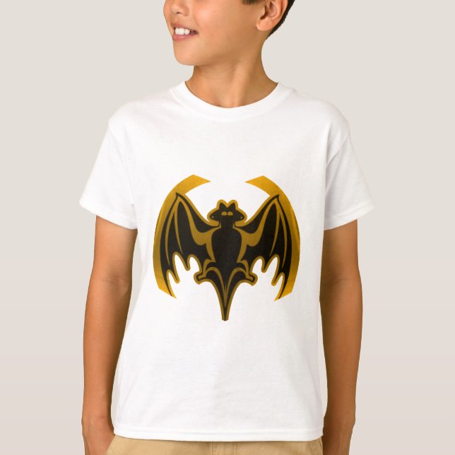 Bat Gold The MUSEUM Zazzle Gifts T-Shirt (Front)
