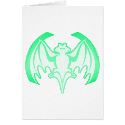 Bat Green Inv The MUSEUM Zazzle Gifts (Front)
