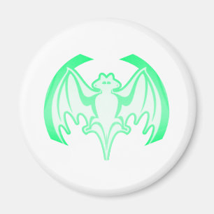 Bat Green Inv The MUSEUM Zazzle Gifts Magnet