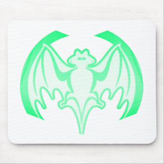 Bat Green Inv The MUSEUM Zazzle Gifts Mouse Pad