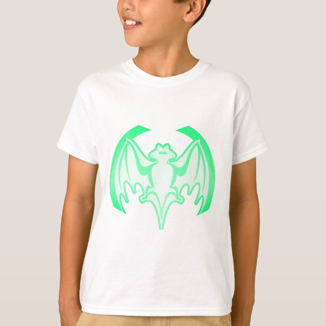 Bat Green Inv The MUSEUM Zazzle Gifts T-Shirt (Front)