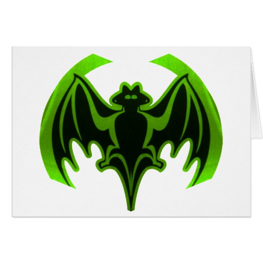 Bat Green MUSEUM Zazzle Gifts (Front Horizontal)