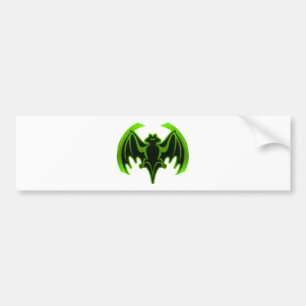 Bat Green MUSEUM Zazzle Gifts Bumper Sticker