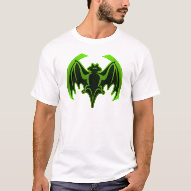 Bat Green MUSEUM Zazzle Gifts T-Shirt (Front)