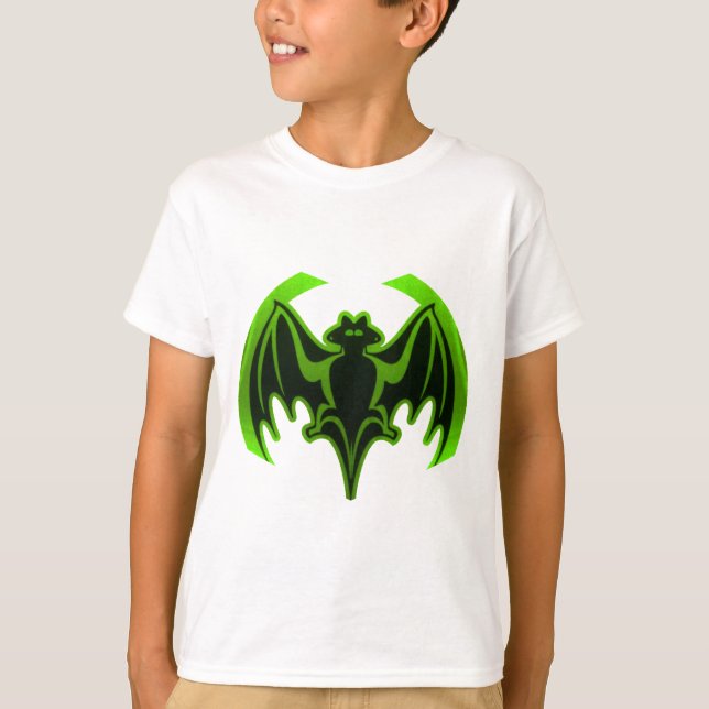 Bat Green MUSEUM Zazzle Gifts T-Shirt (Front)
