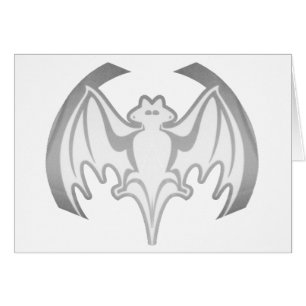 Bat Grey Inv The MUSEUM Zazzle Gifts Cards