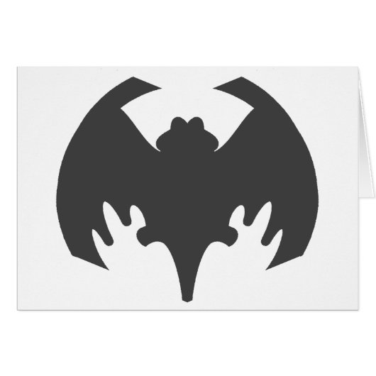 Bat Grey The MUSEUM Zazzle Gifts (Front Horizontal)
