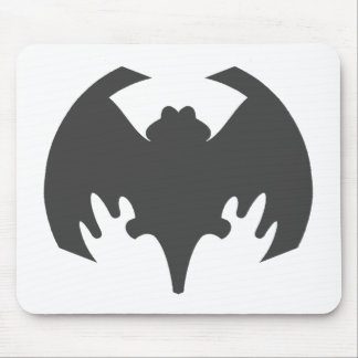 Bat Grey The MUSEUM Zazzle Gifts Mouse Pad