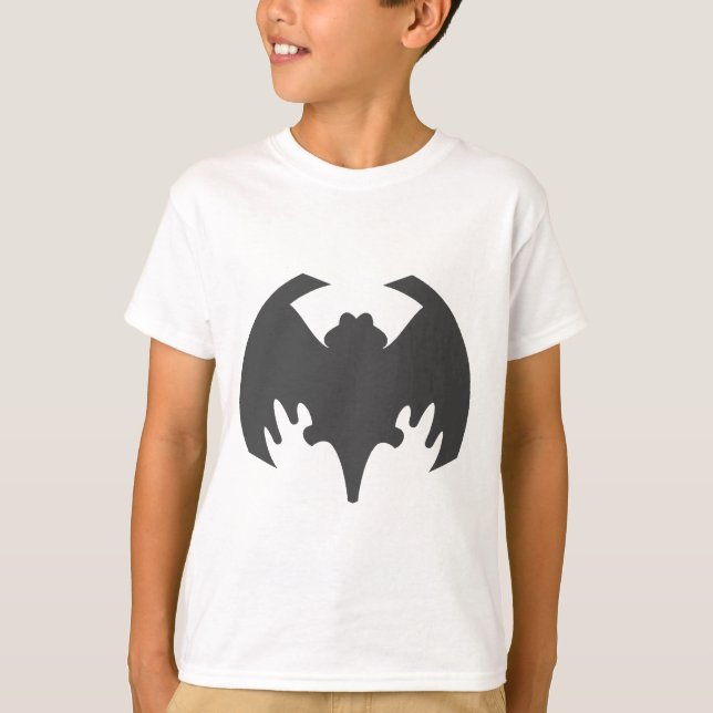 Bat Grey The MUSEUM Zazzle Gifts T-Shirt (Front)