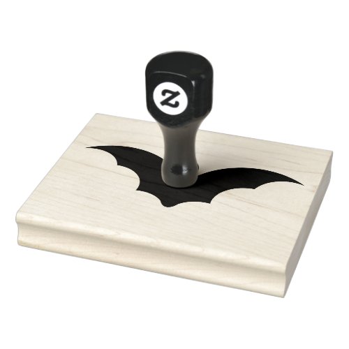 Bat Halloween Crafting Rubber Stamp