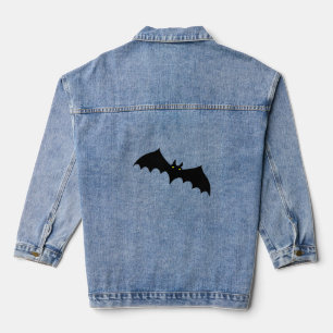 Bat halloween denim jacket
