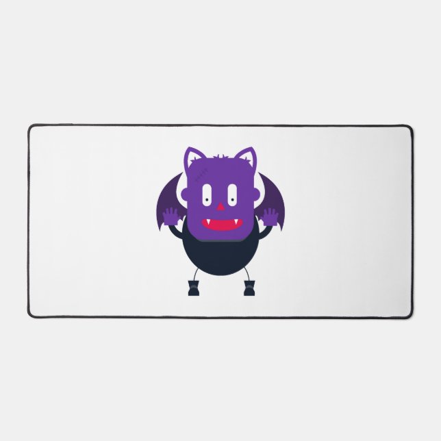 Bat halloween         desk mat (Front)