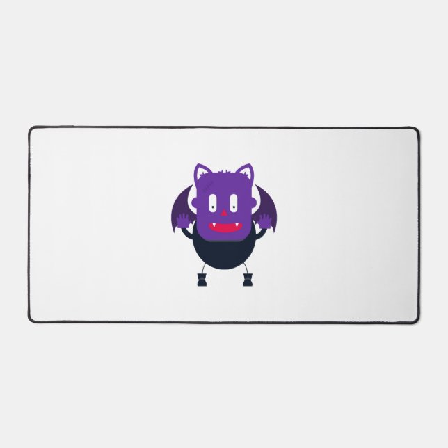 Bat halloween         desk mat (Front)