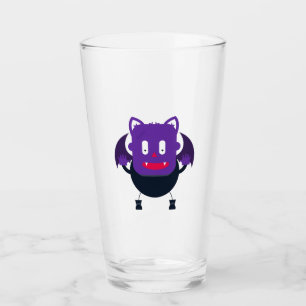 Bat halloween glass