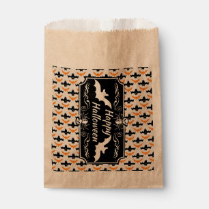 Bat Halloween Pattern Favor Bag