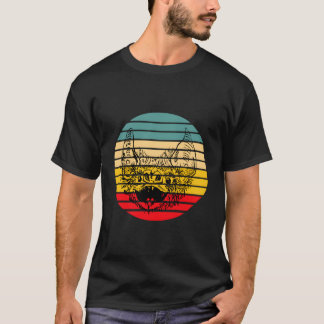 Bat Halloween Retro Vintage Style For Christmas T-Shirt