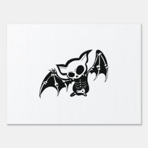 Bat Halloween           Sign