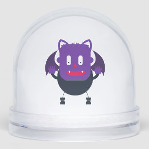 Bat halloween         snow globe