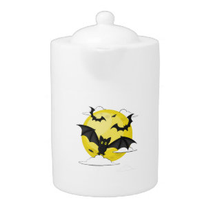 Bat Halloween Teapot