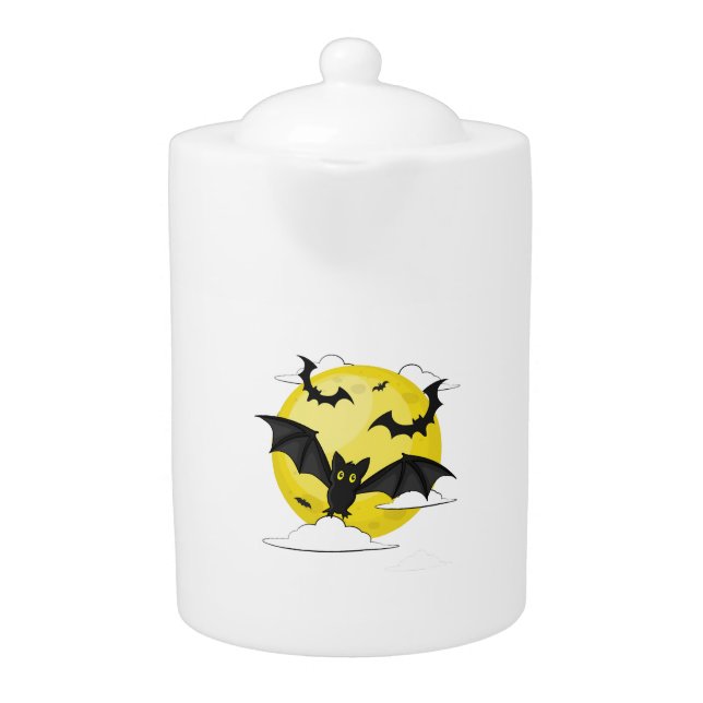 Bat Halloween     Teapot (Front)