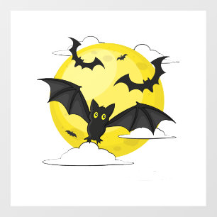 Bat Halloween Wall Decal