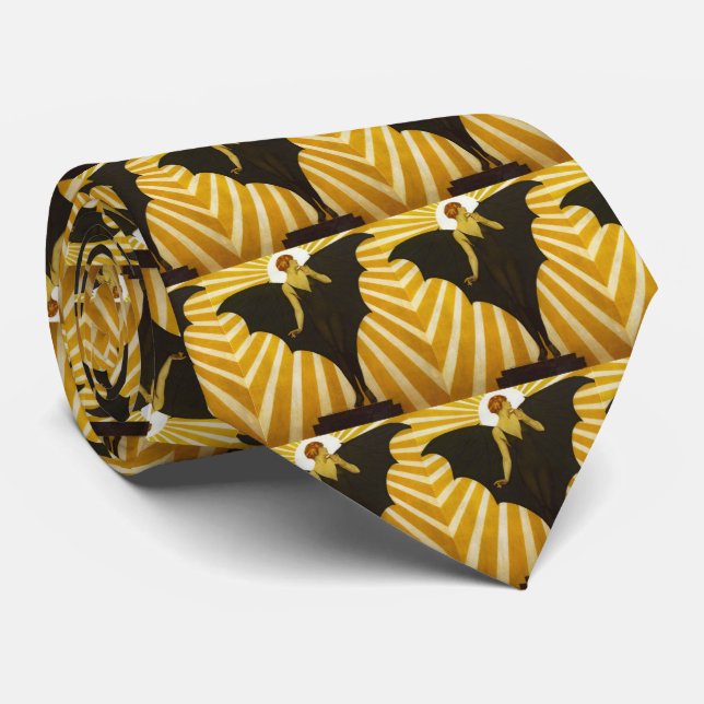 Bat Lady Neck Tie (Rolled)