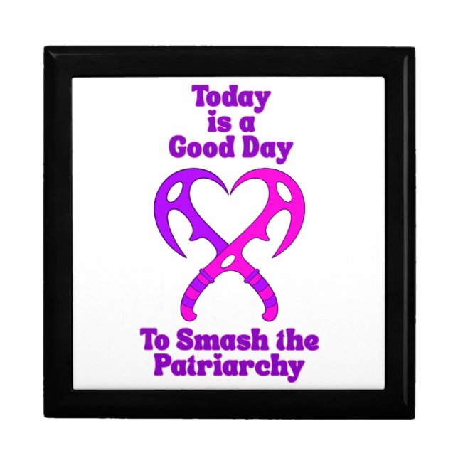 Bat’leth Heart - Smash the Patriarchy Gift Box (Front)