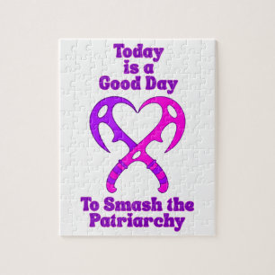 Bat’leth Heart - Smash the Patriarchy Jigsaw Puzzle