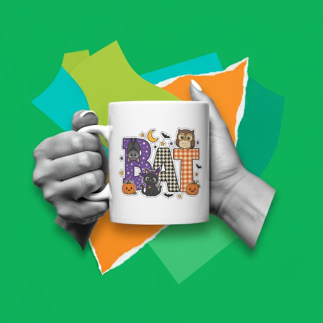 Bat Letter Block Coffee Mug (Creator Uploaded)