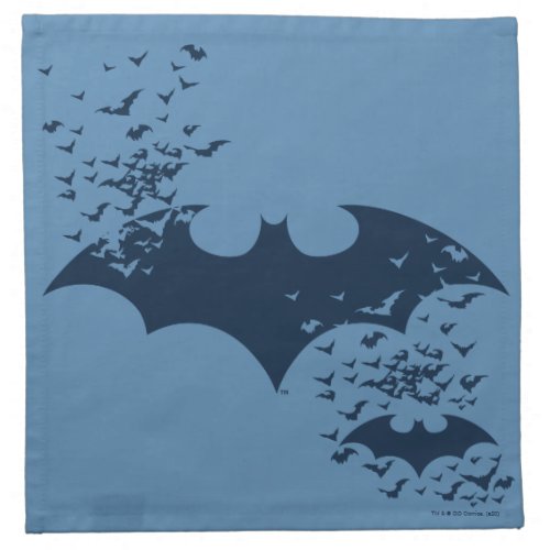 Bat Logo Bursting Into Bats Cloth Napkin