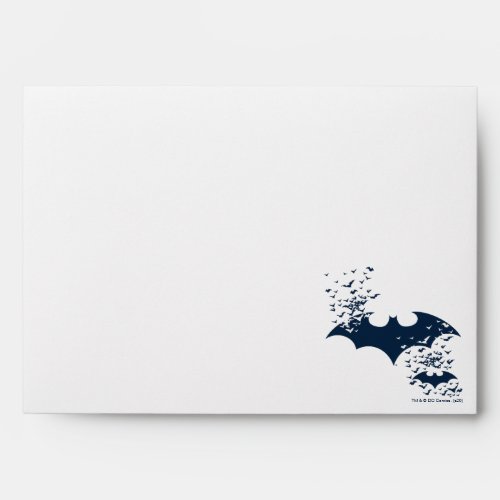 Bat Logo Bursting Into Bats Envelope