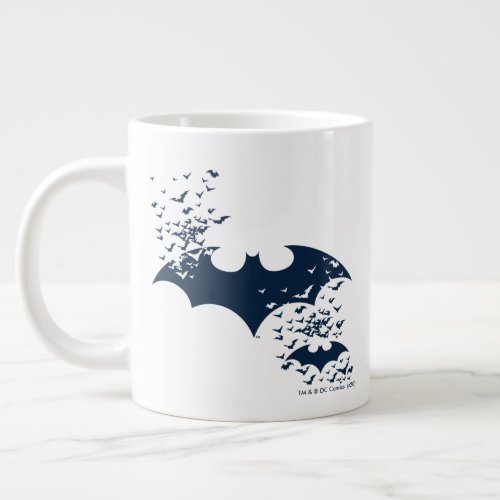 Bat Logo Bursting Into Bats Giant Coffee Mug