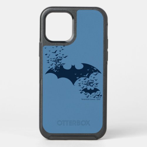 Bat Logo Bursting Into Bats OtterBox Symmetry iPhone 12 Case