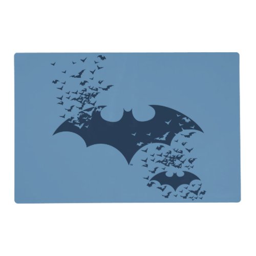 Bat Logo Bursting Into Bats Placemat