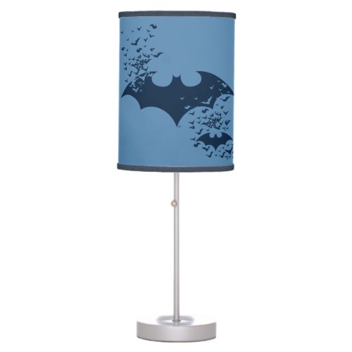 Bat Logo Bursting Into Bats Table Lamp