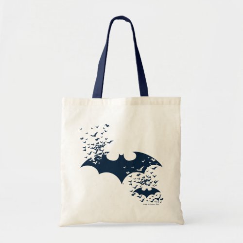 Bat Logo Bursting Into Bats Tote Bag