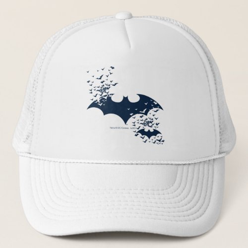 Bat Logo Bursting Into Bats Trucker Hat