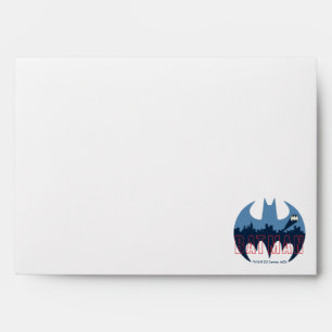 Bat Logo With Gotham & Bat Signal Envelope