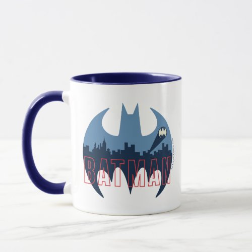 Bat Logo With Gotham  Bat Signal Mug