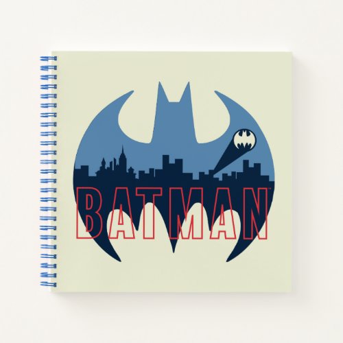 Bat Logo With Gotham  Bat Signal Notebook