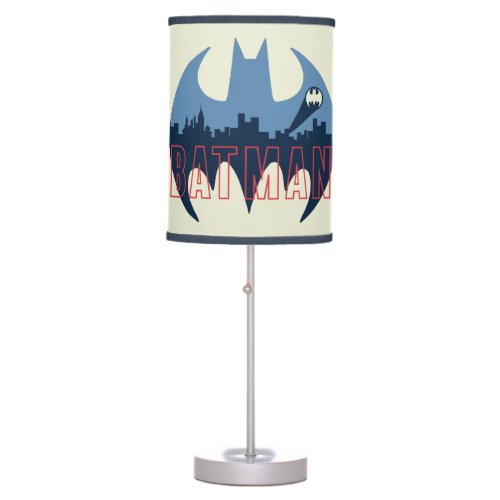 Bat Logo With Gotham  Bat Signal Table Lamp