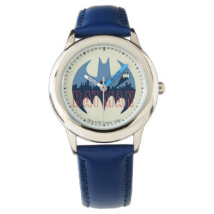 Bat Logo With Gotham & Bat Signal Watch