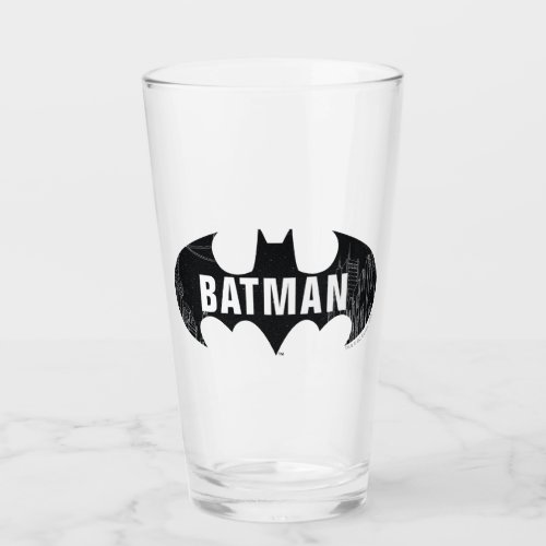Bat Logo With Gotham Etching Glass