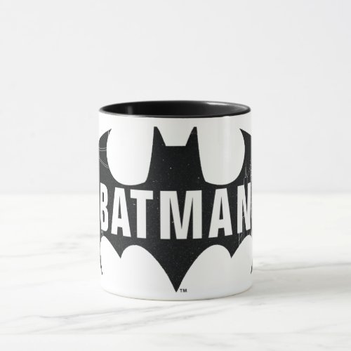 Bat Logo With Gotham Etching Mug