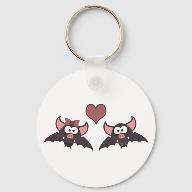 Bat love keychain (Front)
