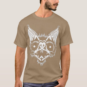 Bat Lover Vampire Chiroptera Head Goth Punk T-Shirt